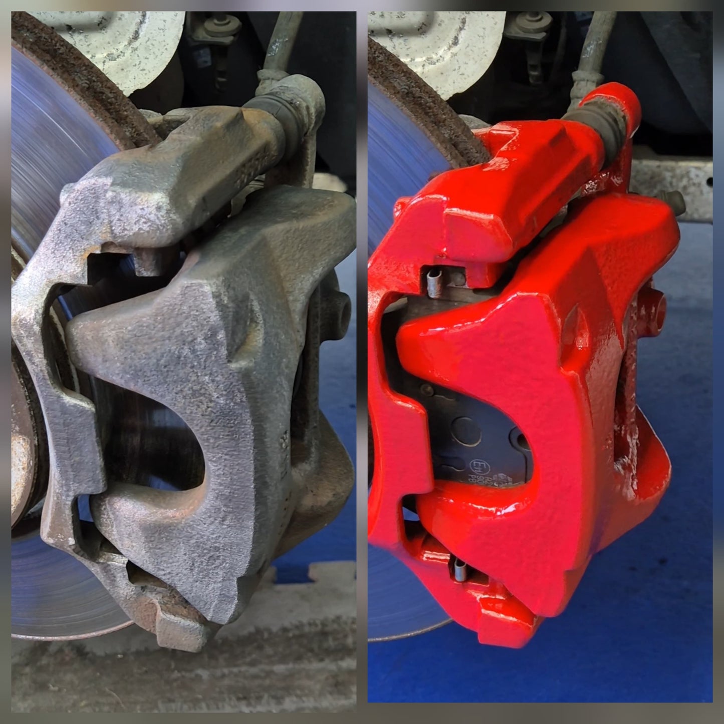 Brake calliper painting