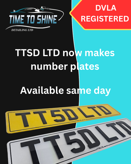 3D Gel and 4D Number Plates